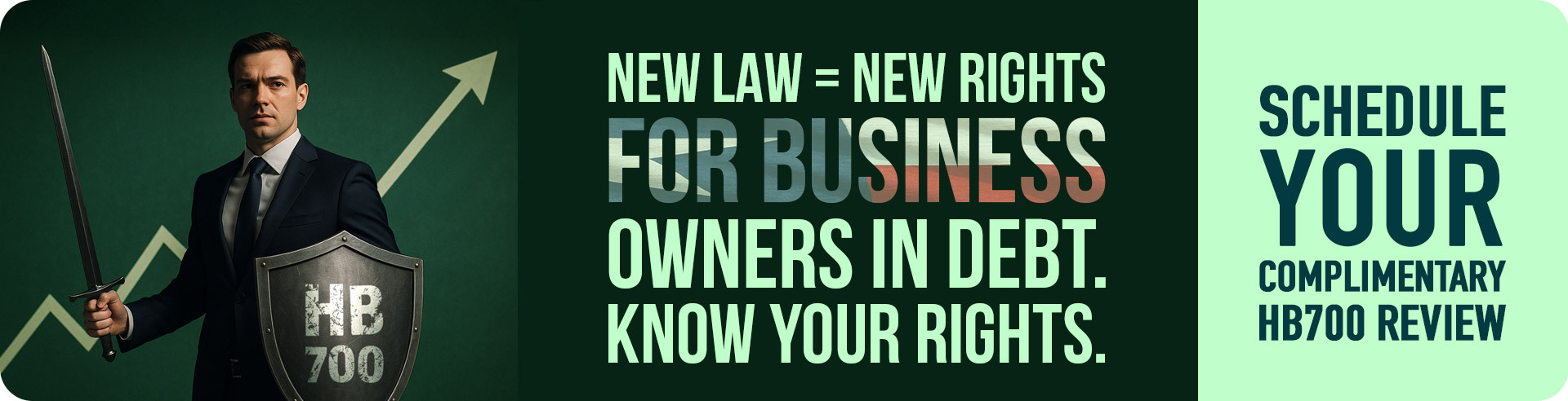 HB700 - Complimentary Review - New Law -Business - MCA Debt